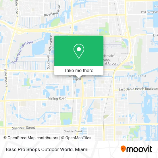 Bass Pro Shops Outdoor World map