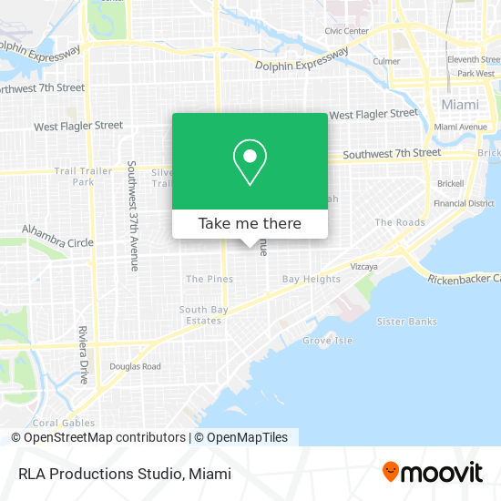 Mapa de RLA Productions Studio
