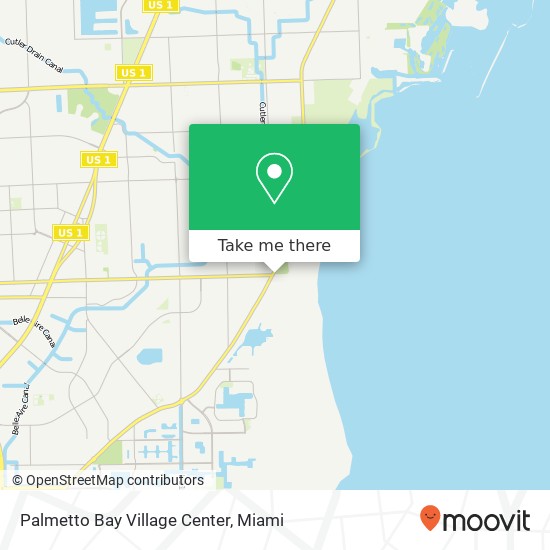 Palmetto Bay Village Center map