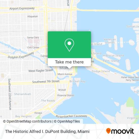 The Historic Alfred I. DuPont Building map