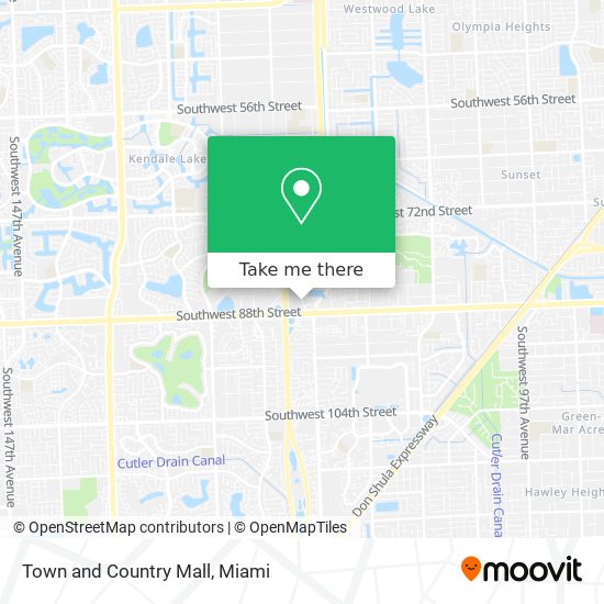 Town and Country Mall map