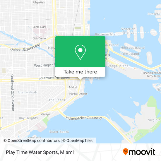 Play Time Water Sports map