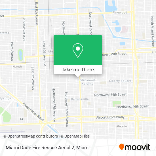 Mapa de Miami Dade Fire Rescue Aerial 2