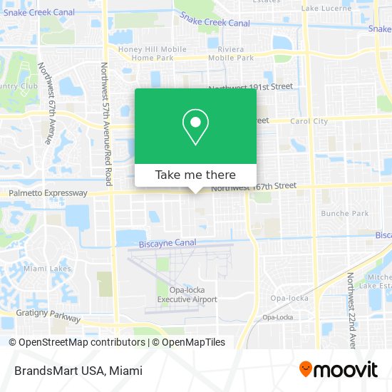 BrandsMart USA map
