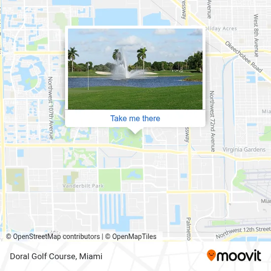 Doral Golf Course map