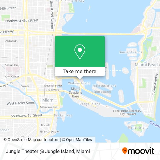 Mapa de Jungle Theater @ Jungle Island