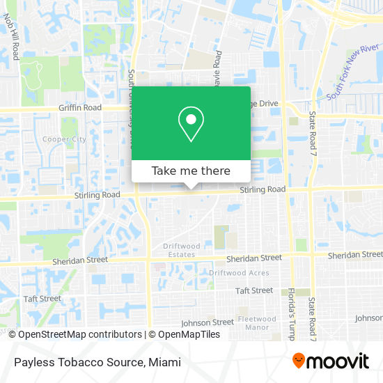 Payless Tobacco Source map