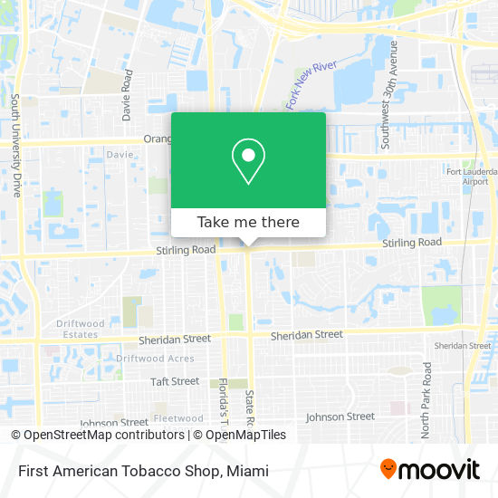 First American Tobacco Shop map