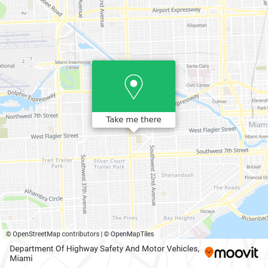 Department Of Highway Safety And Motor Vehicles map