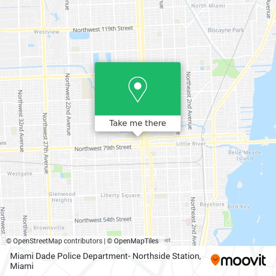 Miami Dade Police Department- Northside Station map