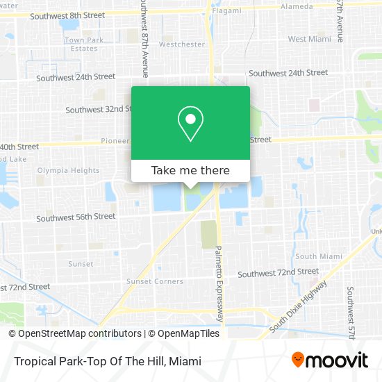 Tropical Park-Top Of The Hill map