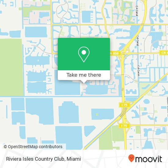 Riviera Isles Country Club map