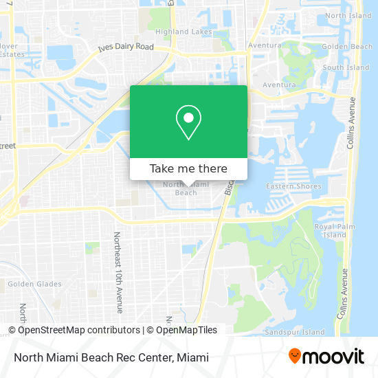 North Miami Beach Rec Center map