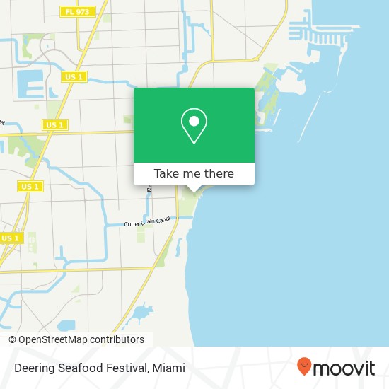 Mapa de Deering Seafood Festival