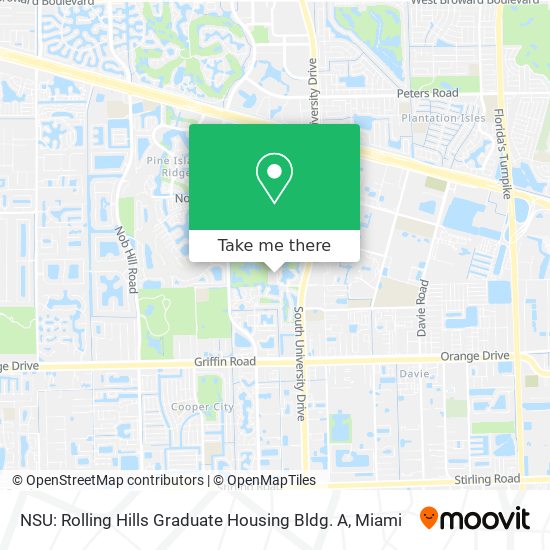 NSU: Rolling Hills Graduate Housing Bldg. A map