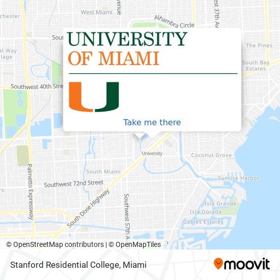 Mapa de Stanford Residential College