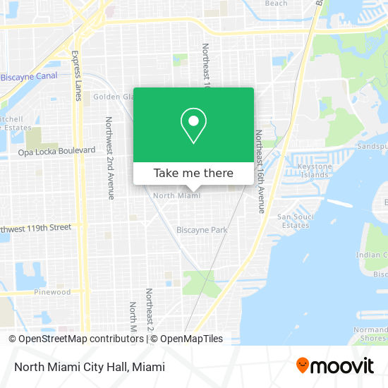 North Miami City Hall map