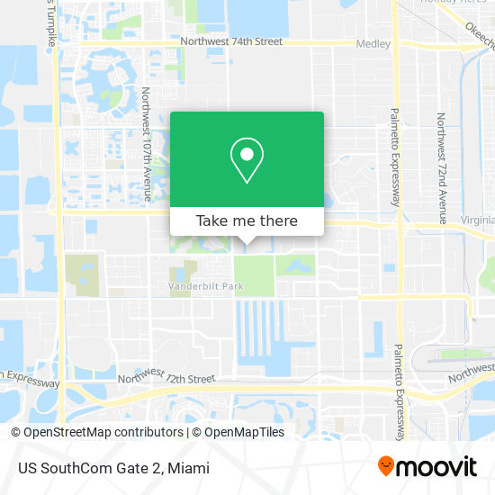 US SouthCom Gate 2 map