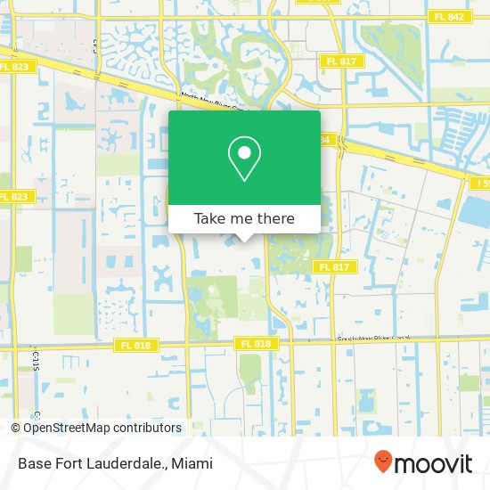 Base Fort Lauderdale. map
