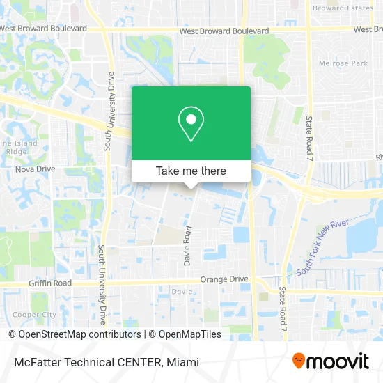 McFatter Technical CENTER map