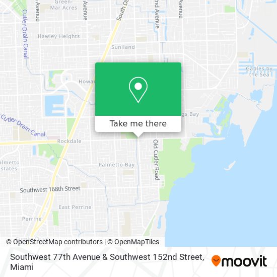 Mapa de Southwest 77th Avenue & Southwest 152nd Street