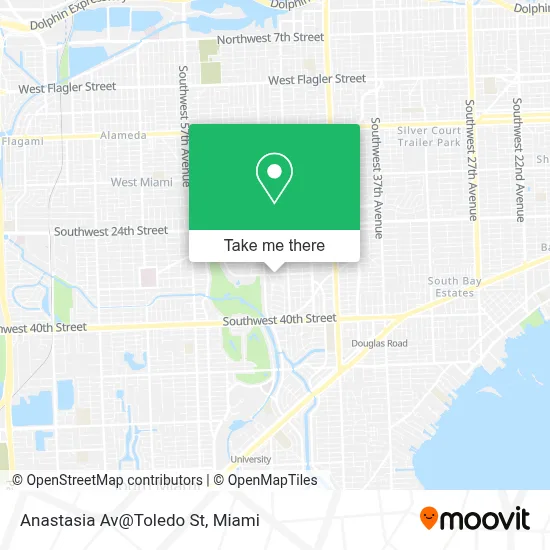 Anastasia Av@Toledo St map