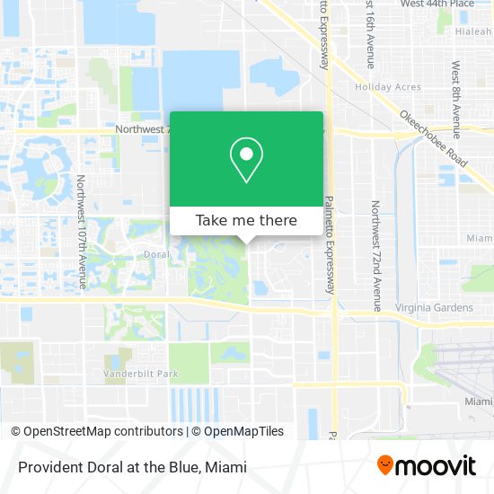 Mapa de Provident Doral at the Blue