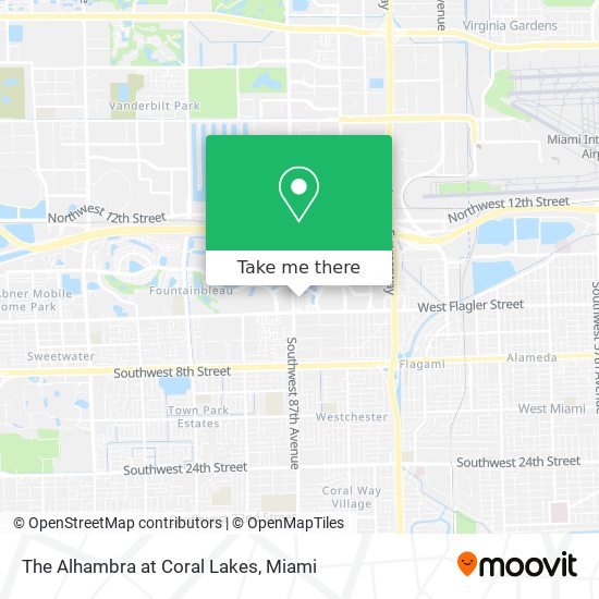 The Alhambra at Coral Lakes map