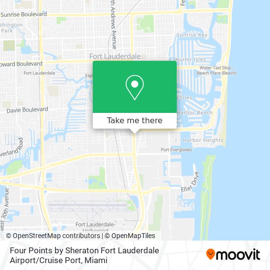 Mapa de Four Points by Sheraton Fort Lauderdale Airport / Cruise Port