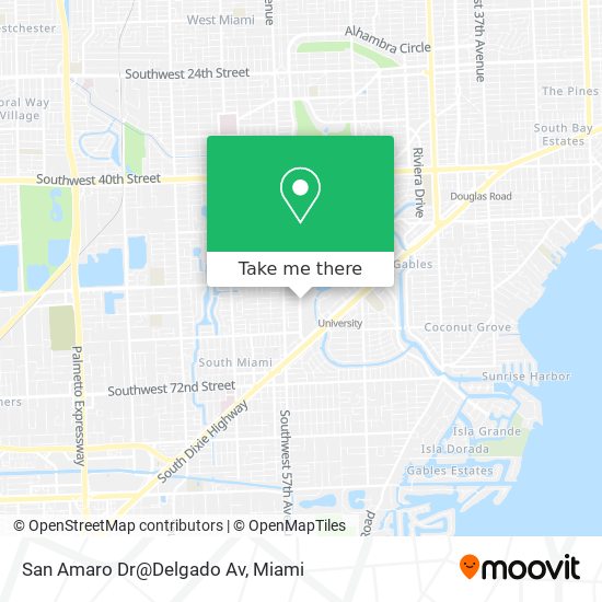 San Amaro Dr@Delgado Av map