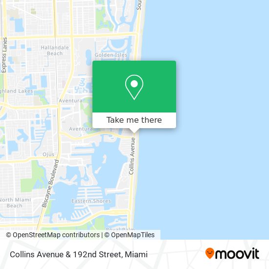 Mapa de Collins Avenue & 192nd Street