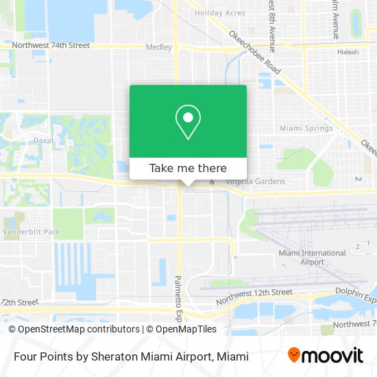 Mapa de Four Points by Sheraton Miami Airport