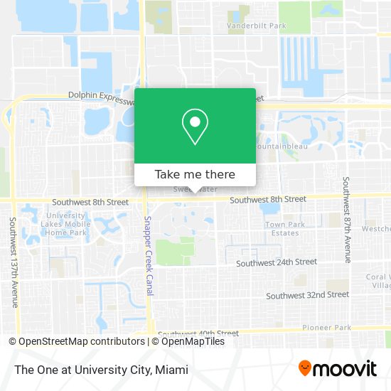 Mapa de The One at University City