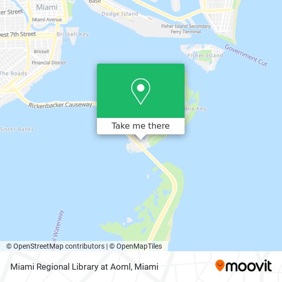 Miami Regional Library at Aoml map