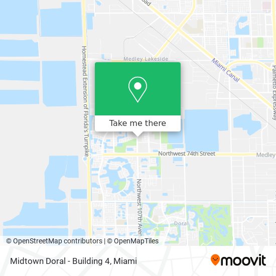 Midtown Doral - Building 4 map