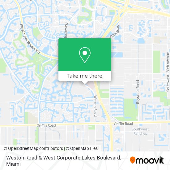 Mapa de Weston Road & West Corporate Lakes Boulevard