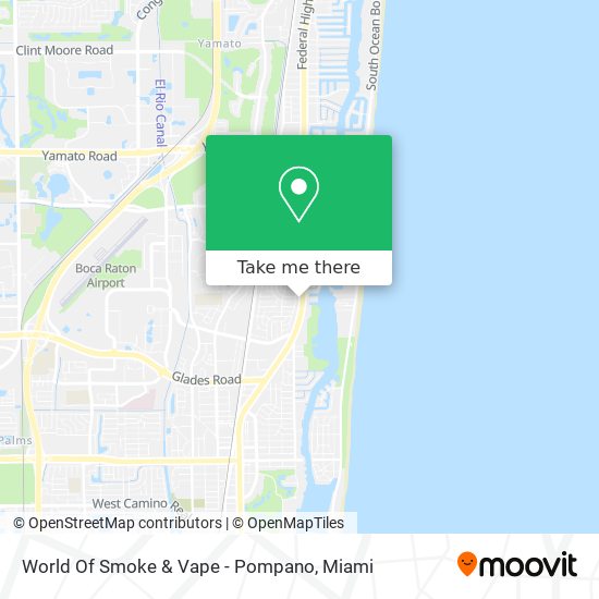 World Of Smoke & Vape - Pompano map