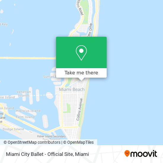 Miami City Ballet - Official Site map