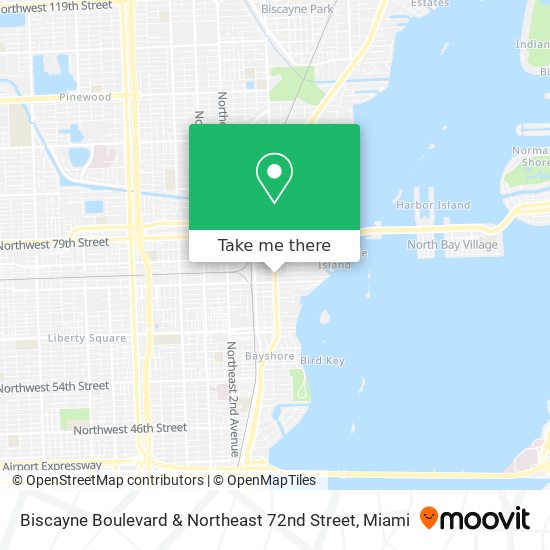 Mapa de Biscayne Boulevard & Northeast 72nd Street