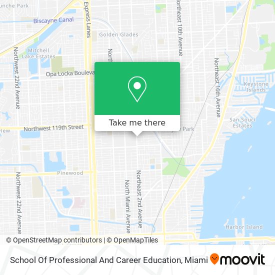 Mapa de School Of Professional And Career Education