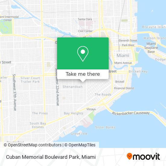 Mapa de Cuban Memorial Boulevard Park