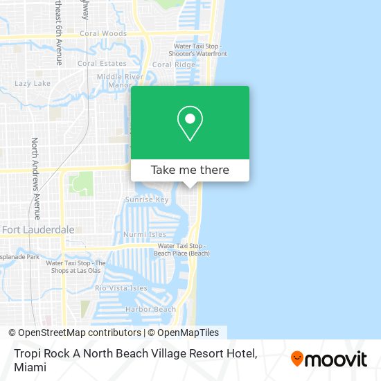 Mapa de Tropi Rock A North Beach Village Resort Hotel