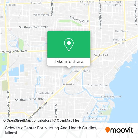 Mapa de Schwartz Center For Nursing And Health Studies