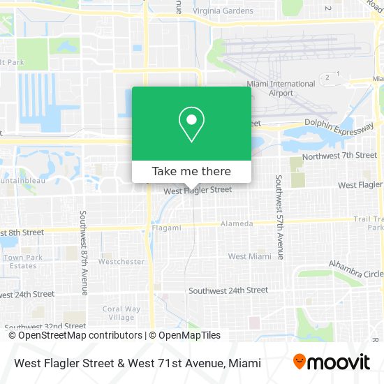 Mapa de West Flagler Street & West 71st Avenue