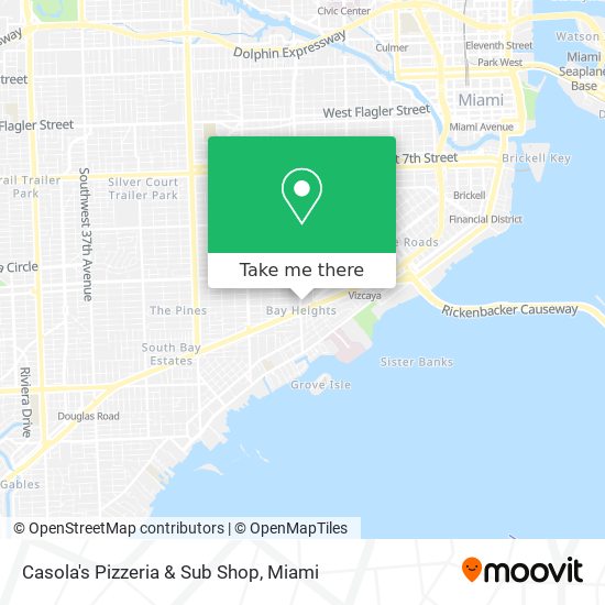 Casola's Pizzeria & Sub Shop map