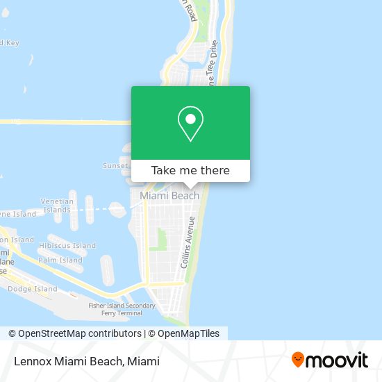 Lennox Miami Beach map