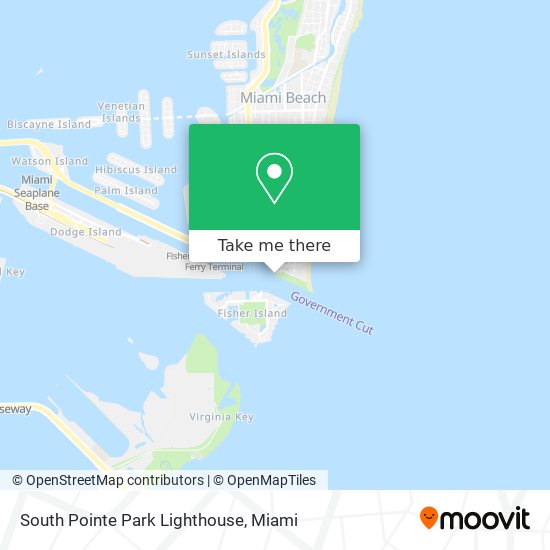 South Pointe Park Lighthouse map