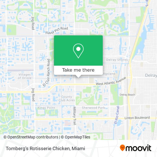 Tomberg's Rotisserie Chicken map
