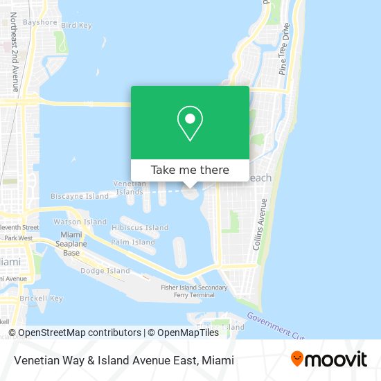 Venetian Way & Island Avenue East map