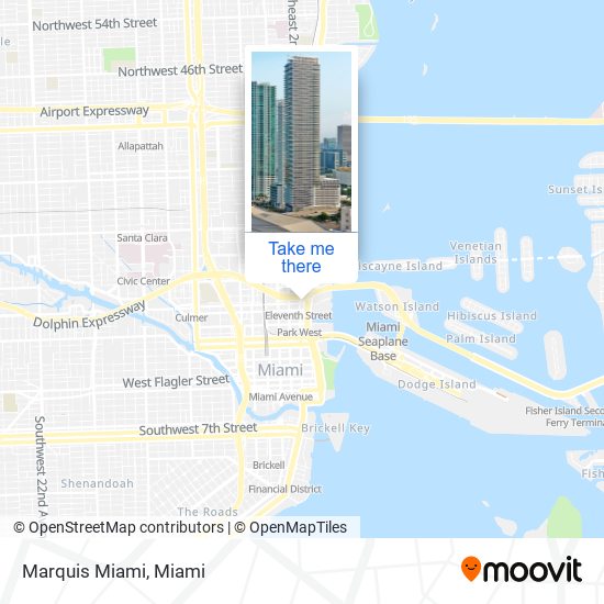 Mapa de Marquis Miami